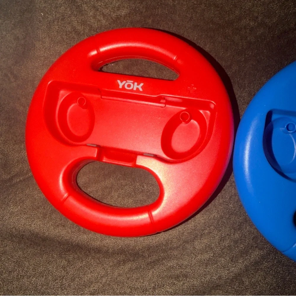 Yok Nintendo‎ Switch Steering Wheel, Racing Wheels for Joy-Con (2 Pack) Blue/Red